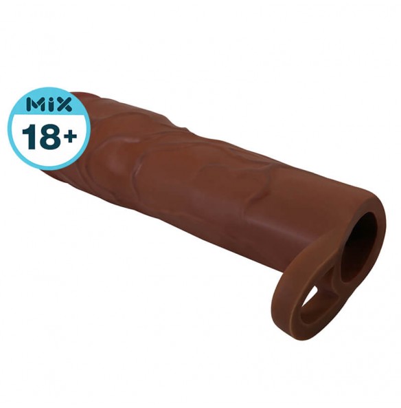 PRETTY LOVE - Gerd Extended Penis Sleeve (L:19.5cm - D:4cm) PRETTY LOVE - Gerd Extended Penis Sleeve (L:19.5cm - D:4cm)